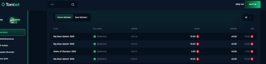 tombet para kazandırıyor mu